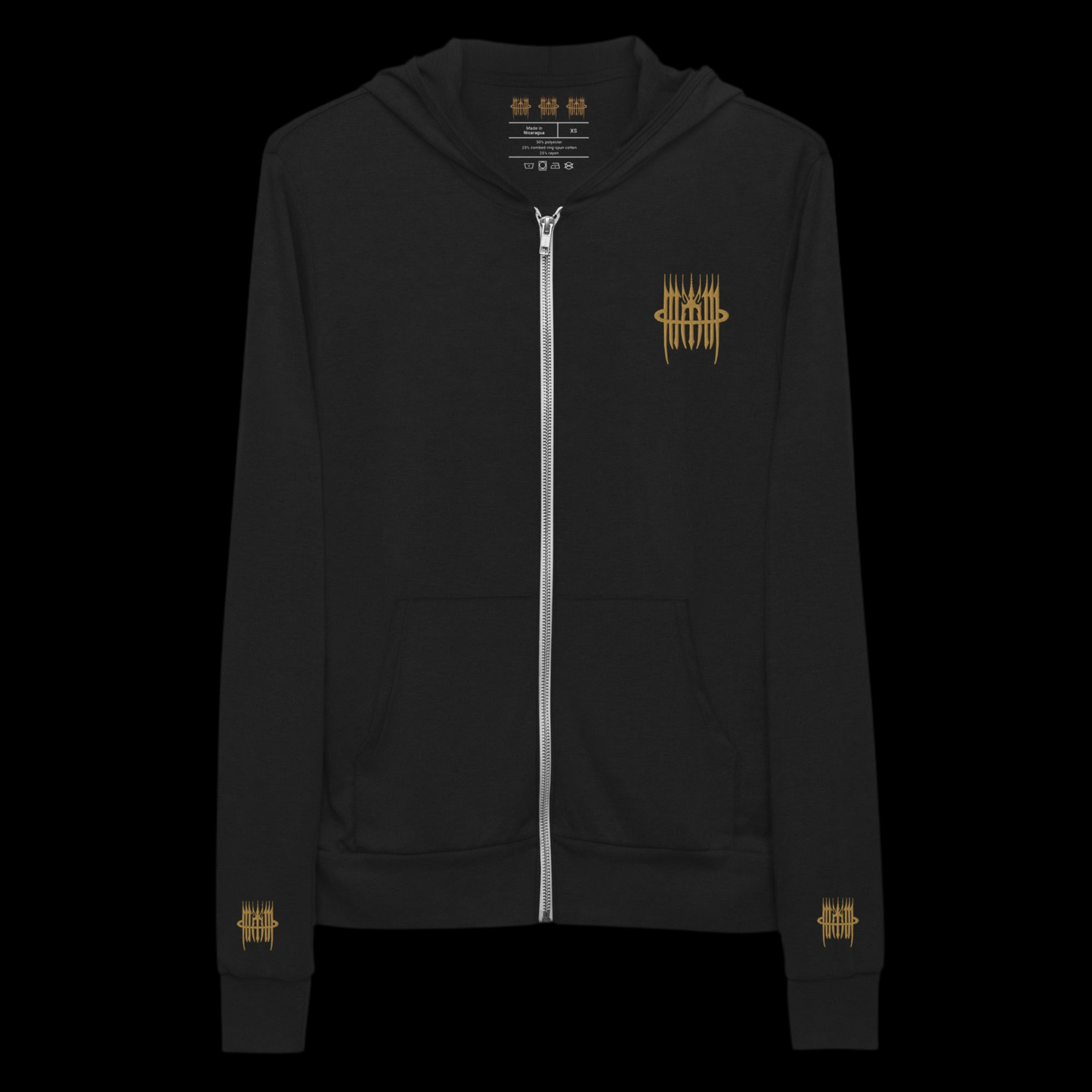MK0KM Unisex zip hoodie