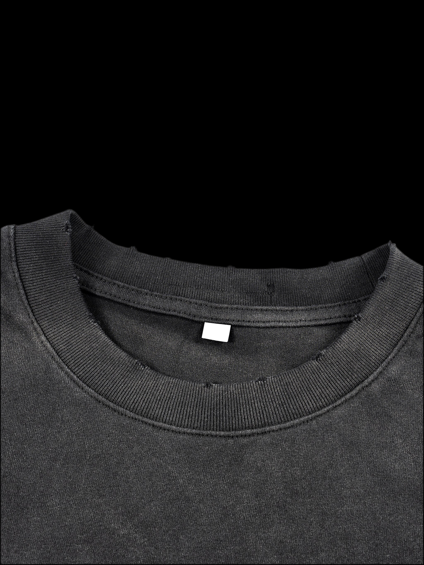 MK0KM Sunfade Hand-Frayed Faux Two-Piece T-Shirt