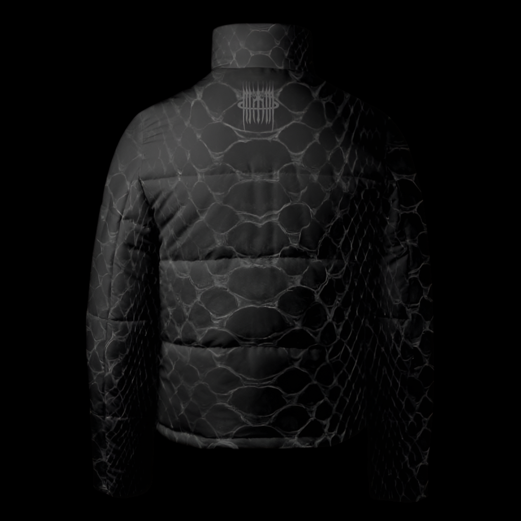 MK0KM PUFFER BLK ANK LUX