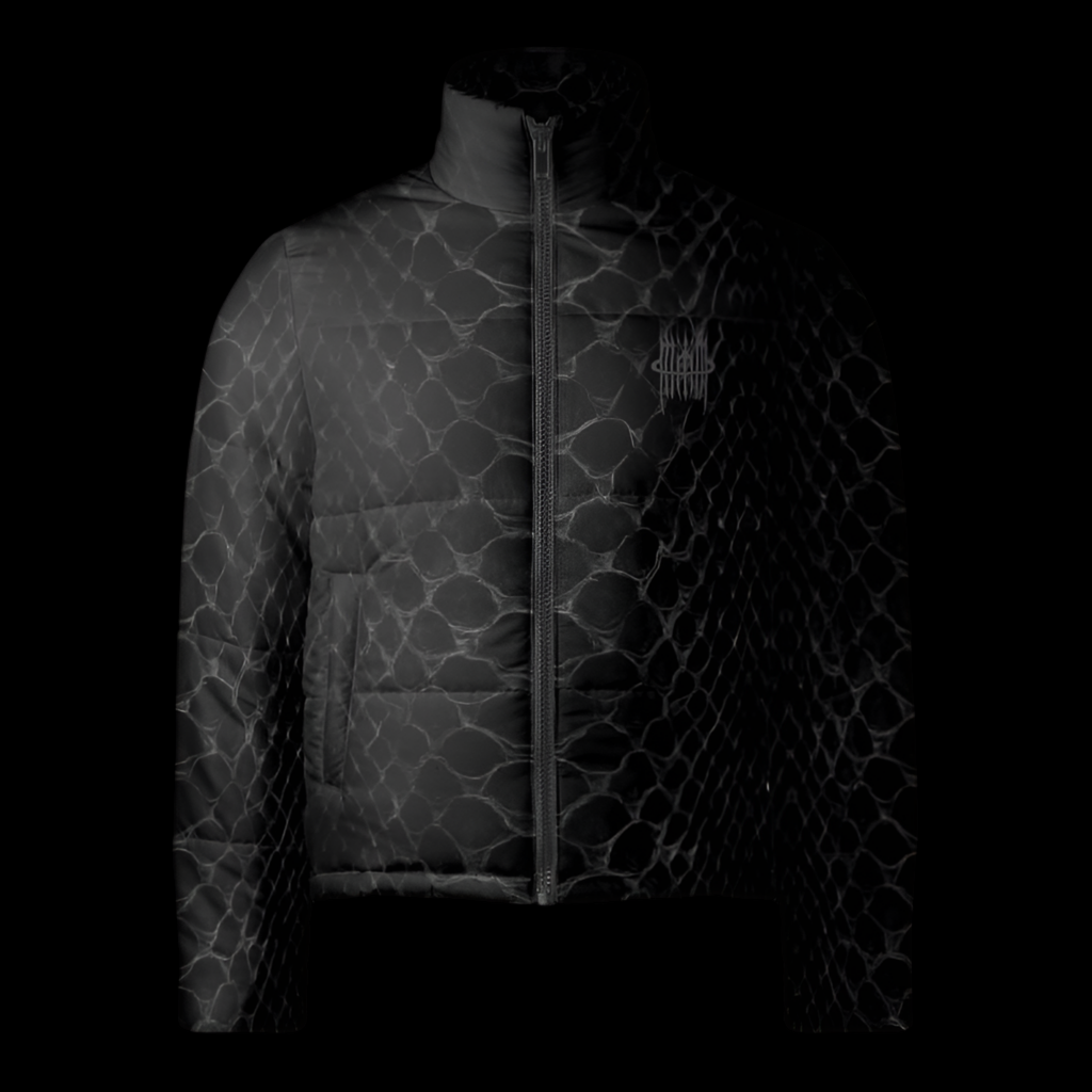MK0KM PUFFER BLK ANK LUX