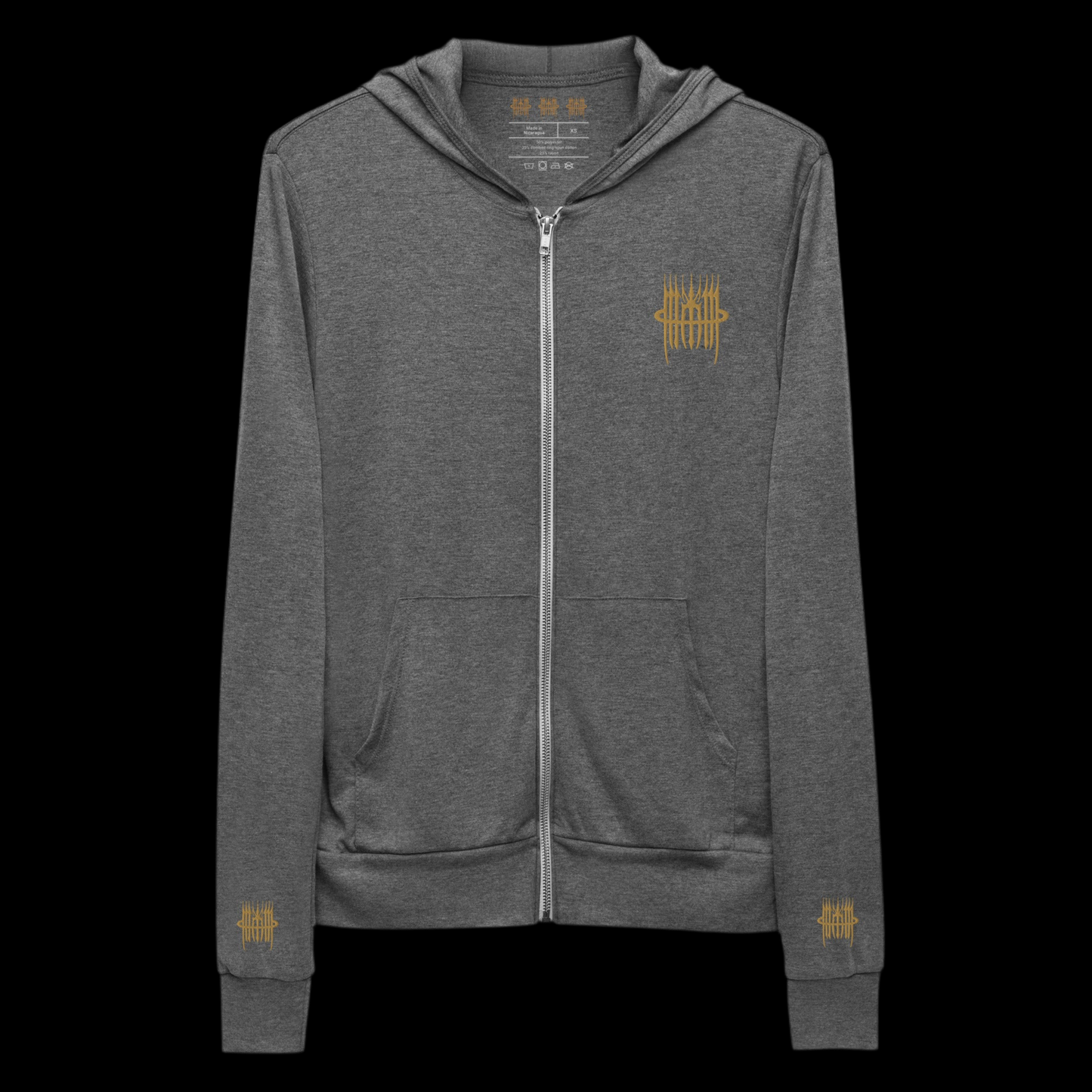 MK0KM Unisex zip hoodie