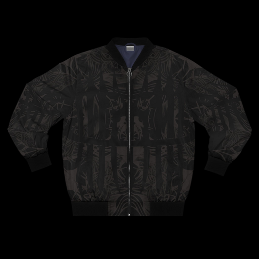 MK0KM. Men's Bomber Jacket (AOP) HLLBND_DARK