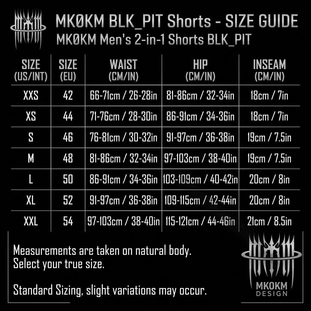 MK0KM Men's 2-in-1 Shorts GRY_PIT