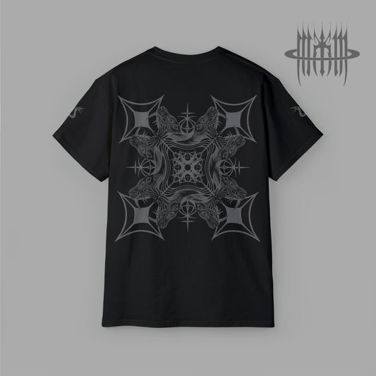 MK0KM Dark Sphinx Cat Gothic Cross Unisex Ultra Cotton Sustainable Fashion Eco-Gothic Diversity in Style: Unisex dark sand different colors
