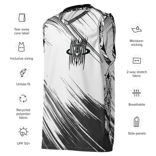 MK0KM Maglietta da basket unisex riciclata