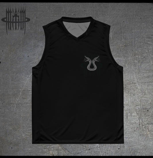 Recycled unisex basketball jersey