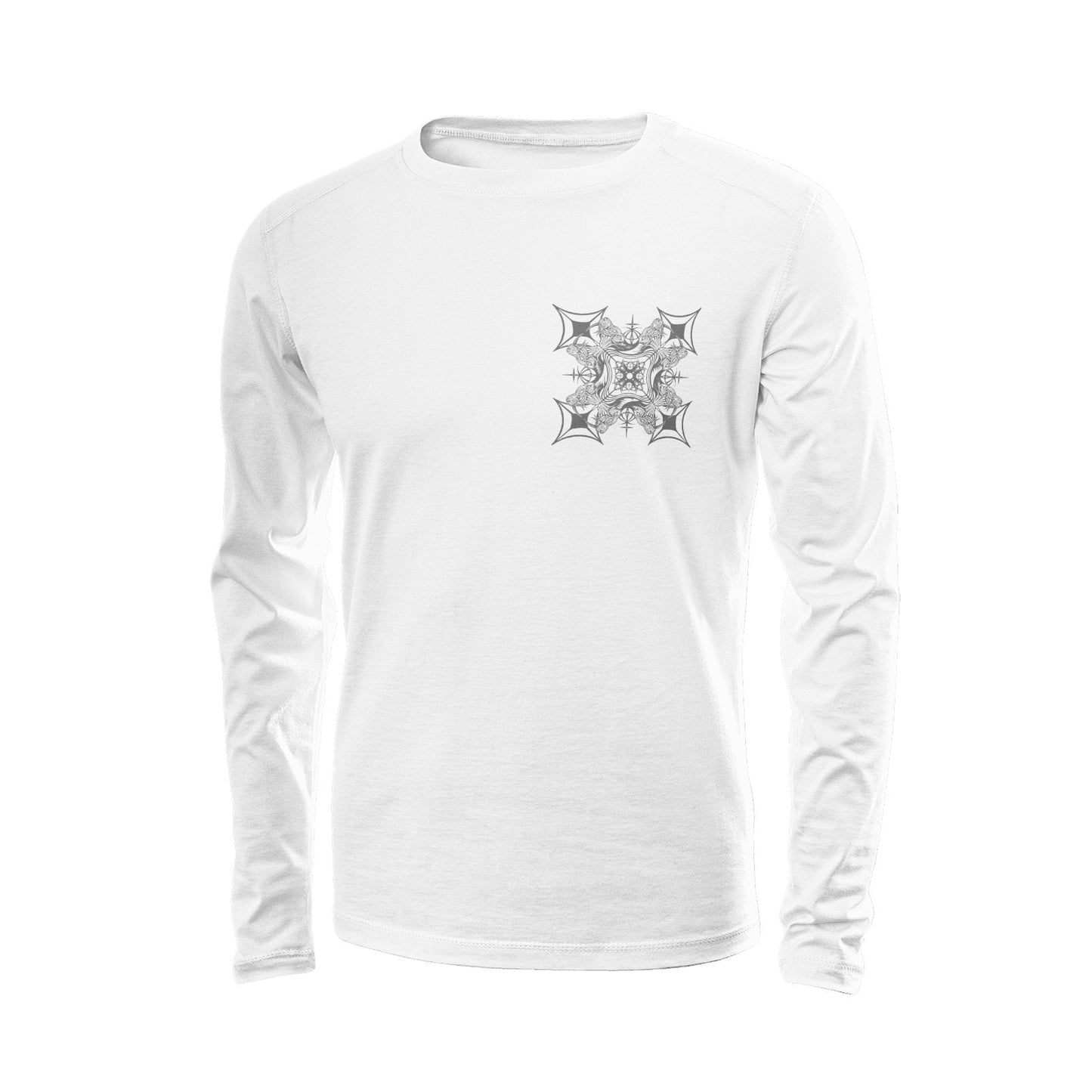 MK0KM Heavyweight 100% Cotton Goth Shirts: Darkness Sustainably with 4 Sphinx and Gothic Cross. Eco-friendly production for you Style