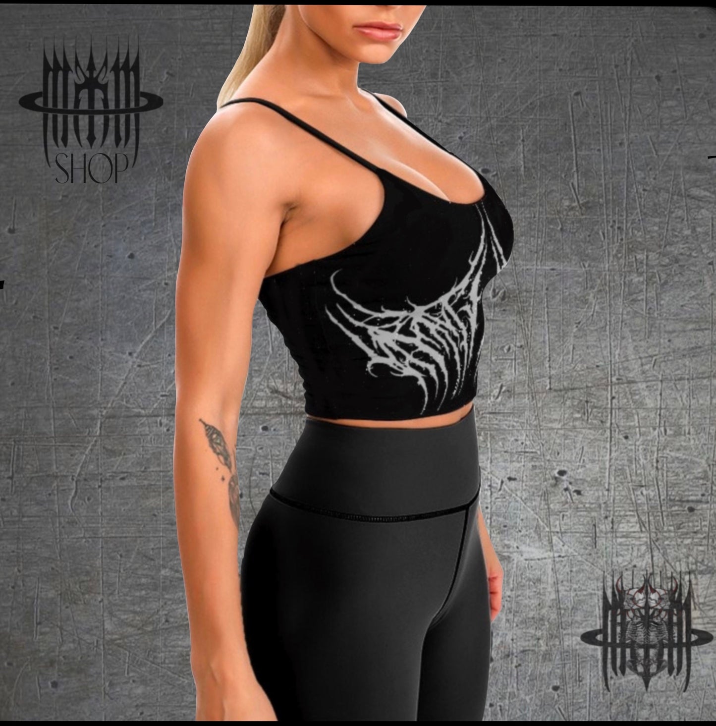 MK0KM Women's Thin Vintage Comfort Camisole GRX LVX Brutal