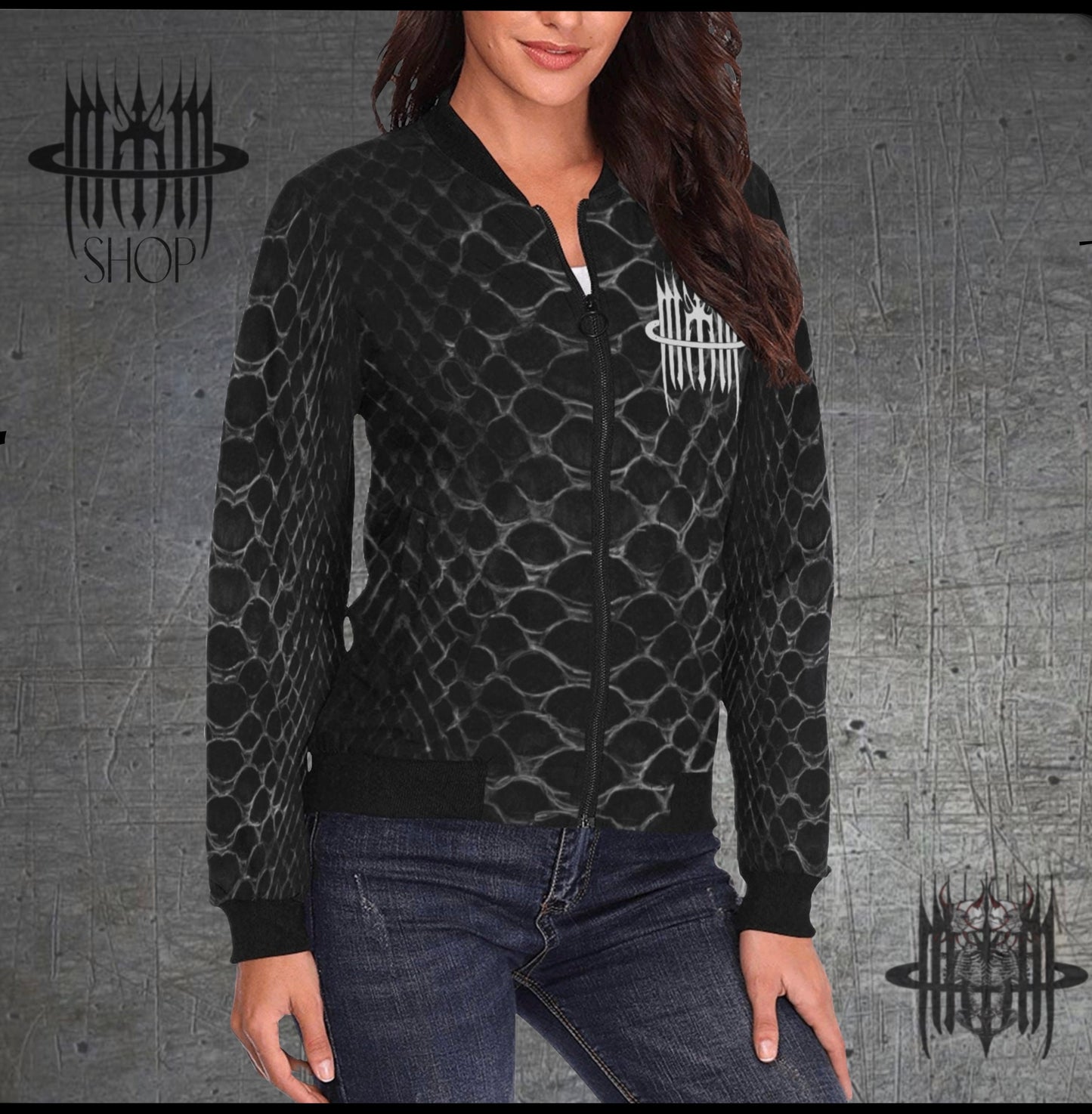 MK0KM Women's Bomber Jacket H36 Light