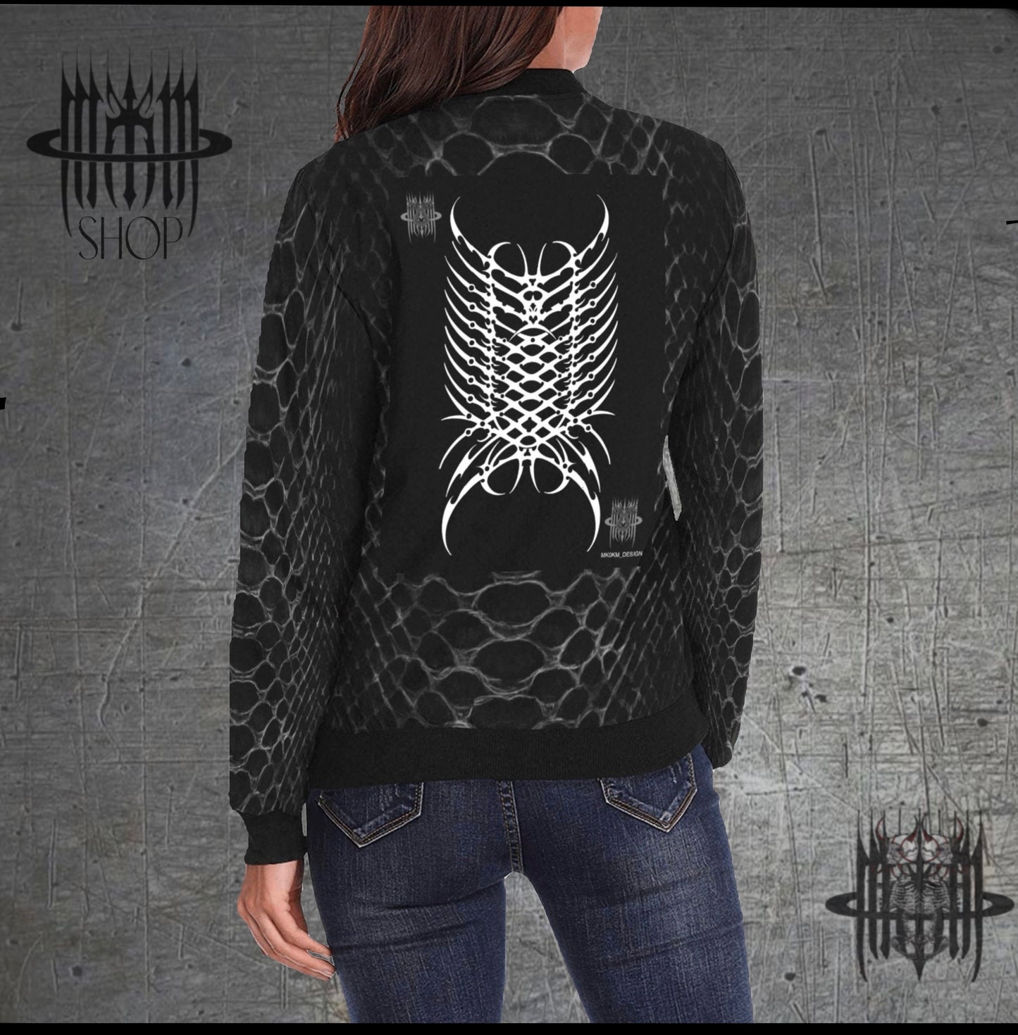 MK0KM Women's Bomber Jacket H36 Light