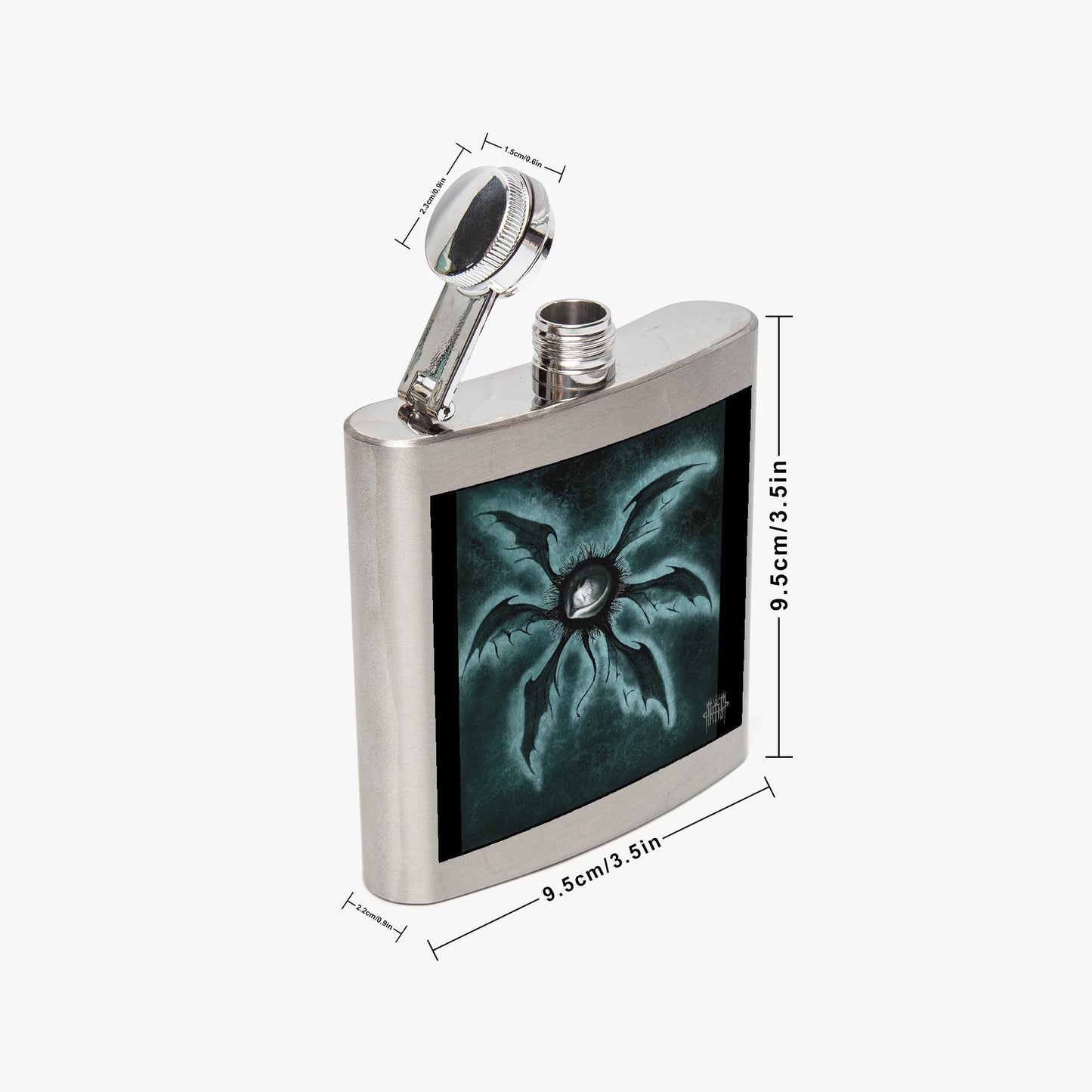 MK0KM Stainless Steel Hip Flask