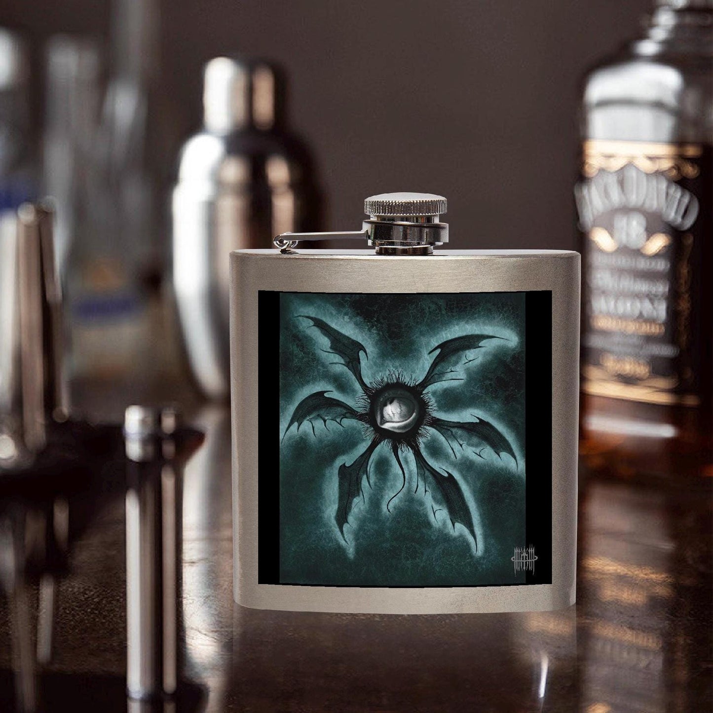 MK0KM Stainless Steel Hip Flask