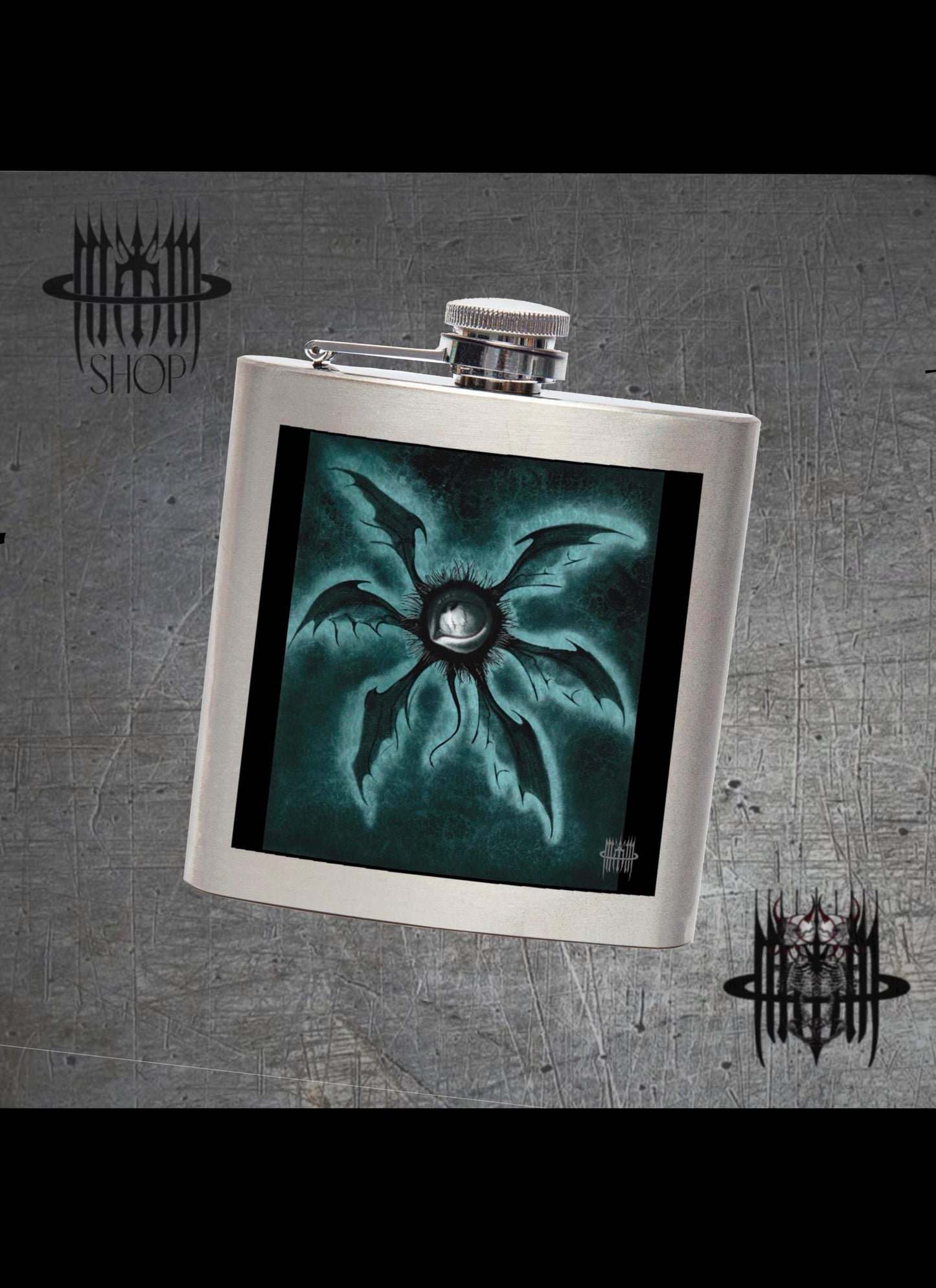 MK0KM Stainless Steel Hip Flask