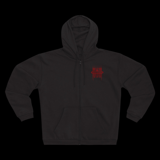 MK0KM Unisex Hooded Zip Sweatshirt