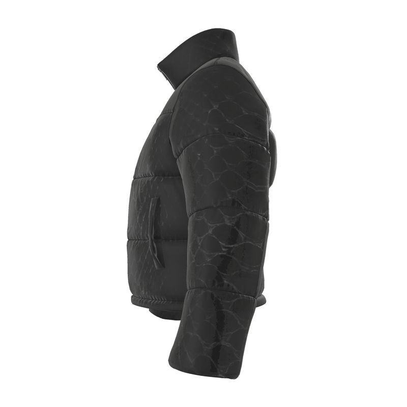 MK0KM PUFFER BLK ANK LUX