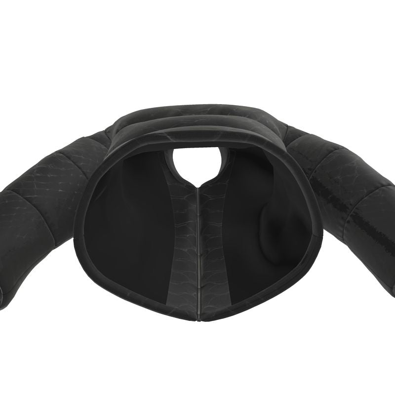MK0KM PUFFER BLK ANK LUX