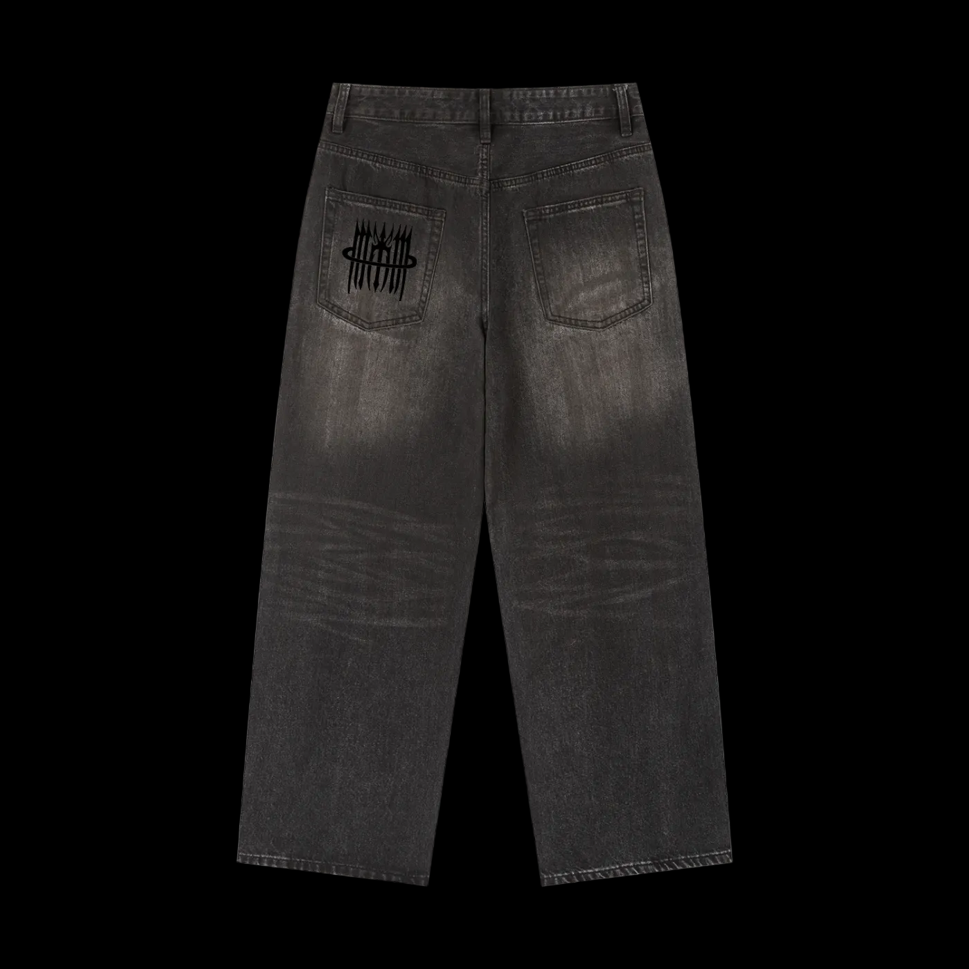 MK0KM Vintage Wash Heavyweight Denim Jeans
