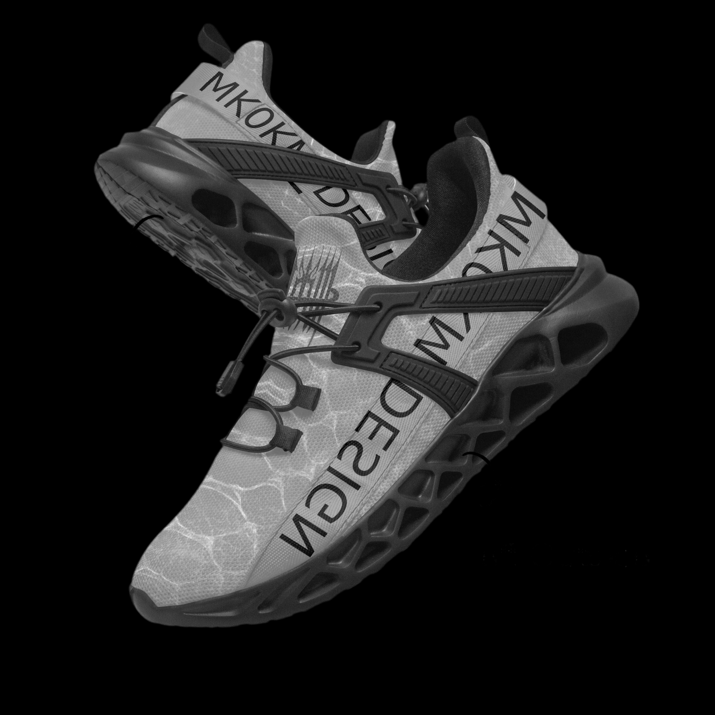 MK0KM Unisex Mesh Run 2 WHT STN