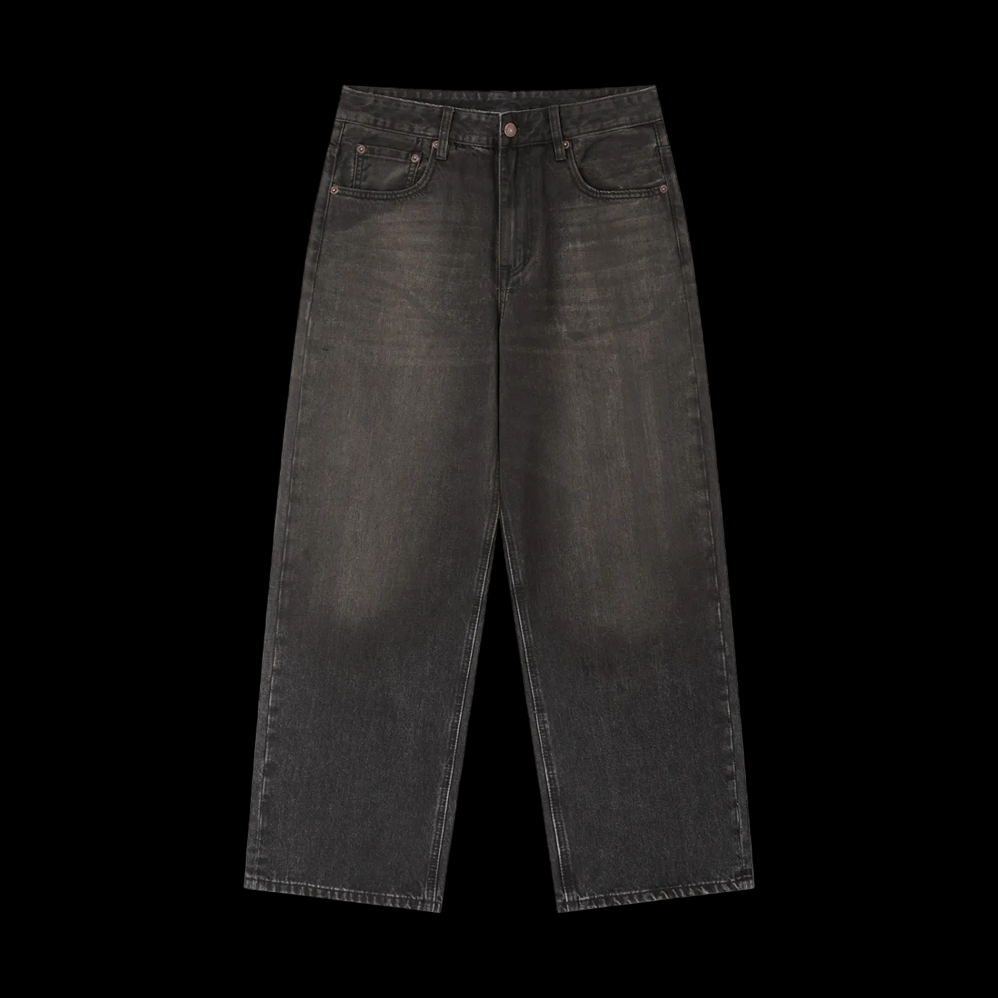 MK0KM Vintage Wash Heavyweight Denim Jeans