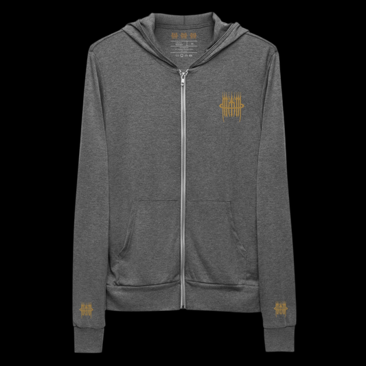 MK0KM Unisex zip hoodie