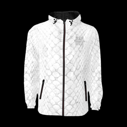 MK0KM Men's  Windbreaker H35 WHT PIT