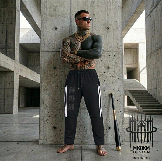MK0KM Side Stripe Running Pants