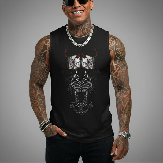 MK0KM Gothic eco-friendly tank top DRK_TW_DVLS