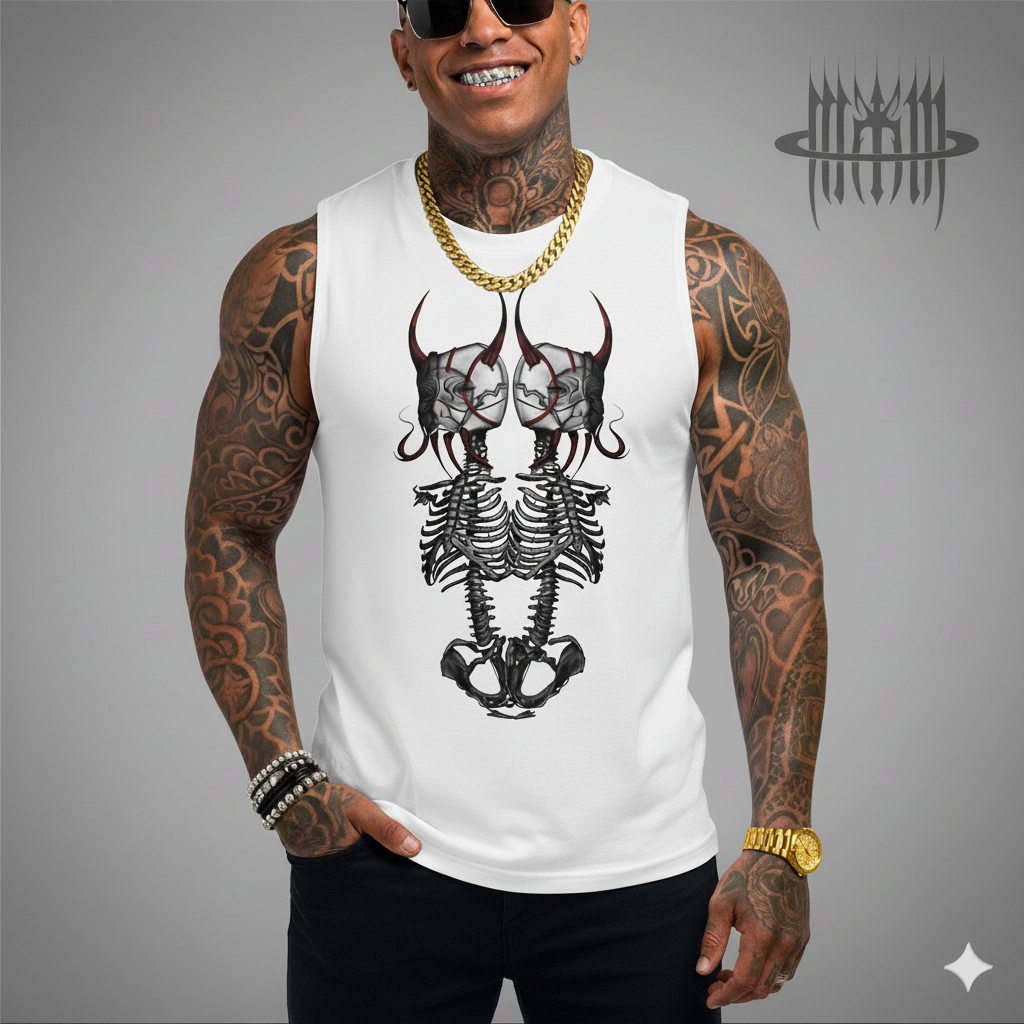 MK0KM Gothic eco-friendly tank top DRK_TW_DVLS
