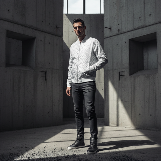 MK0KM REVERSIBLE SILK J WHT