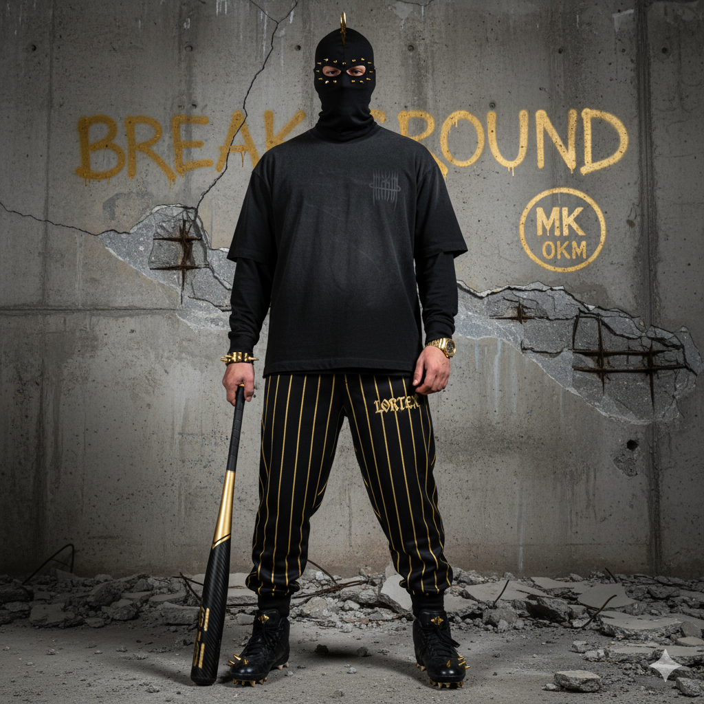 MK0KM Sunfade Hand-Frayed Faux Two-Piece T-Shirt