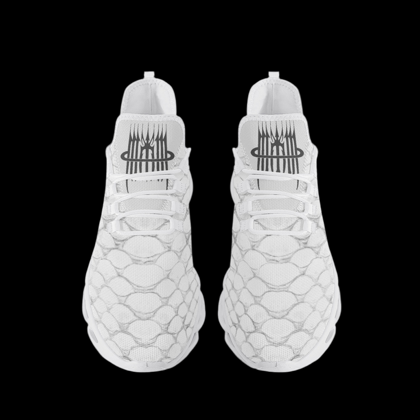 MK0KM Bounce Mesh Knit Sneakers - PIT WHT 2