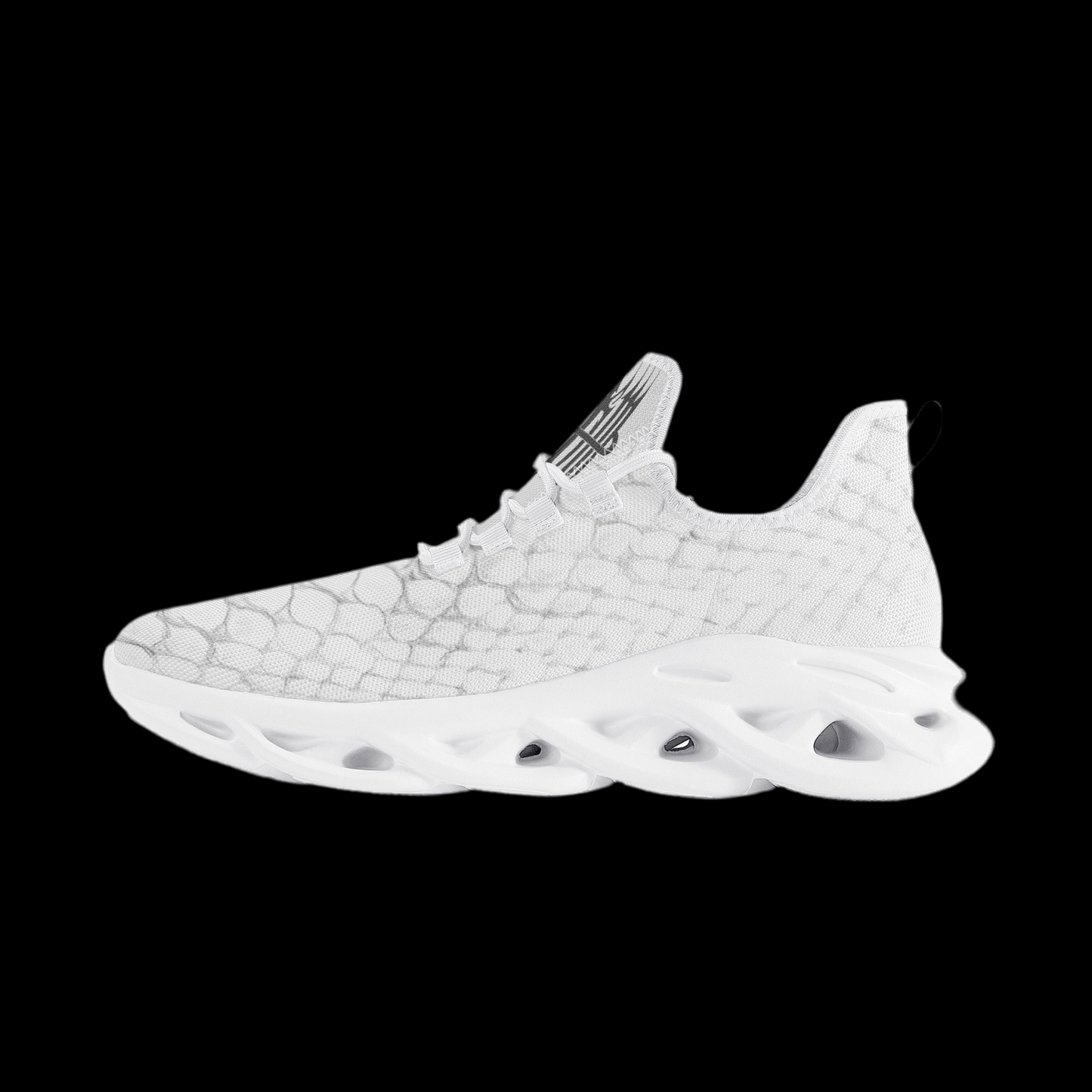 MK0KM Bounce Mesh Knit Sneakers - PIT WHT 2