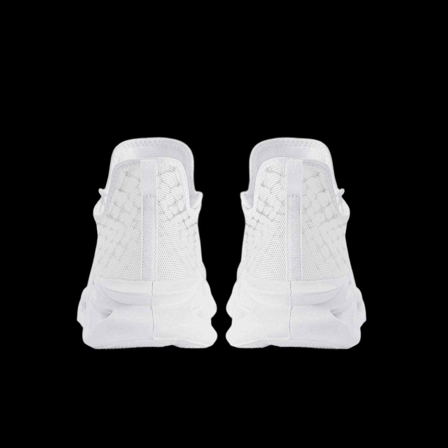 MK0KM Bounce Mesh Knit Sneakers - PIT WHT 2