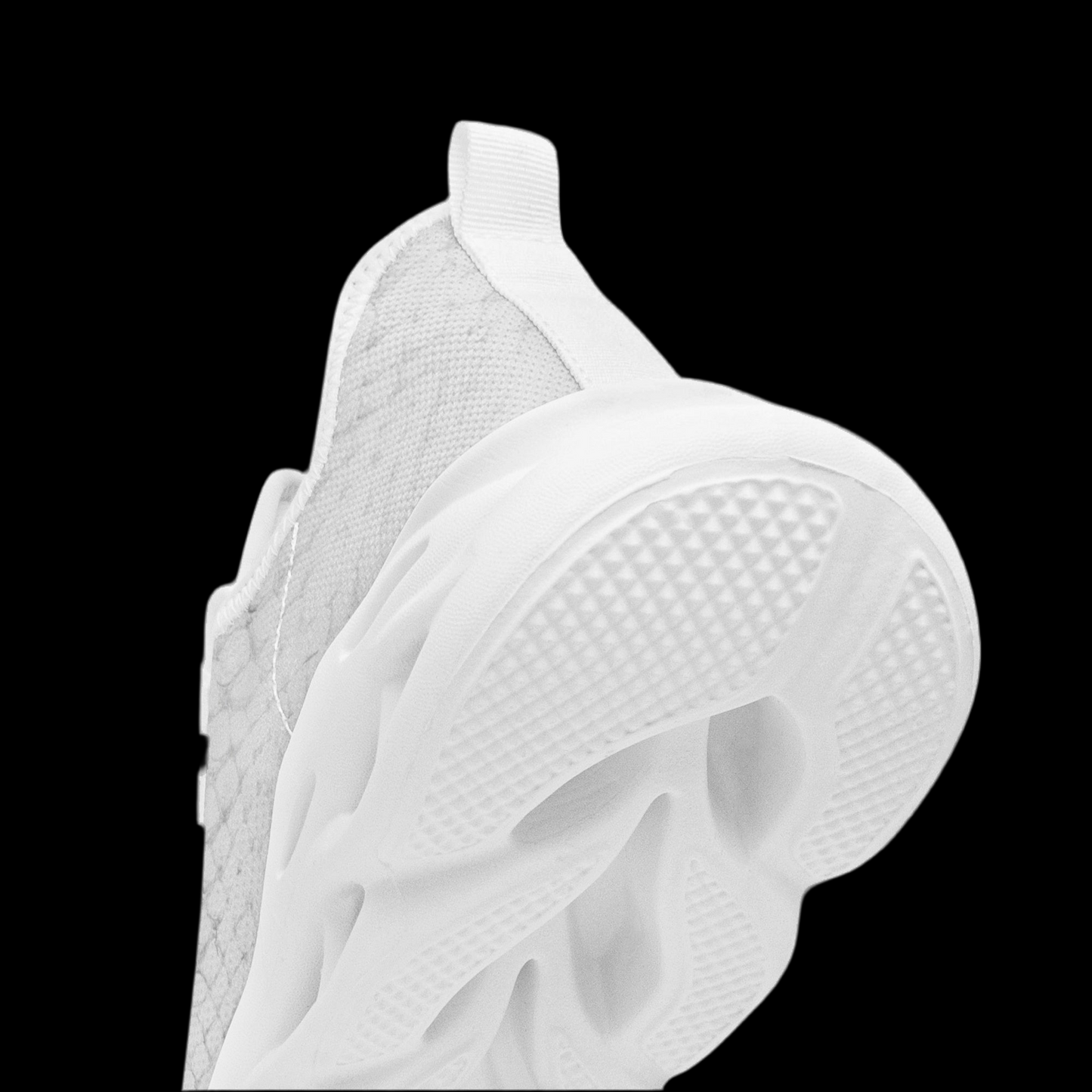 MK0KM Bounce Mesh Knit Sneakers - PIT WHT 2