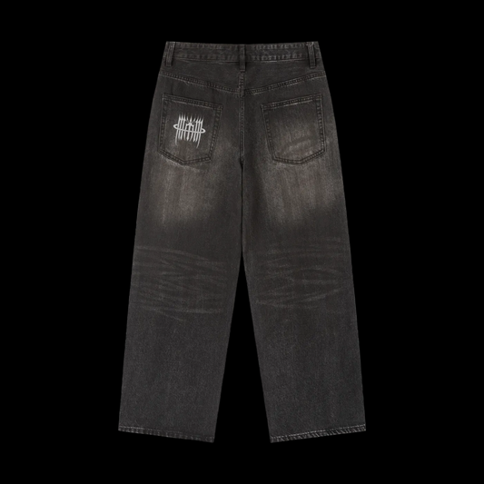 MK0KM Vintage Wash Heavyweight Denim Jeans