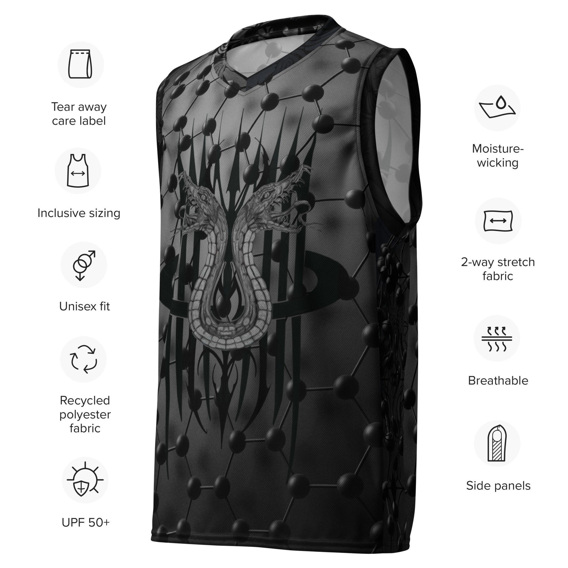 Maglietta da basket unisex riciclata
