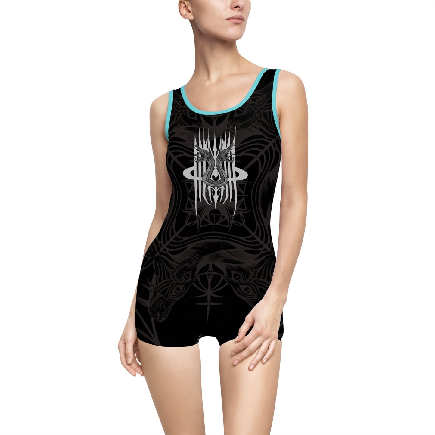MK0KM Women's Vintage Swimsuit (AOP)
