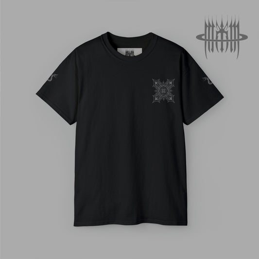 MK0KM Dark Sphinx Cat Gothic Cross Unisex Ultra Cotton Sustainable Fashion Eco-Gothic Diversity in Style: Unisex dark sand different colors