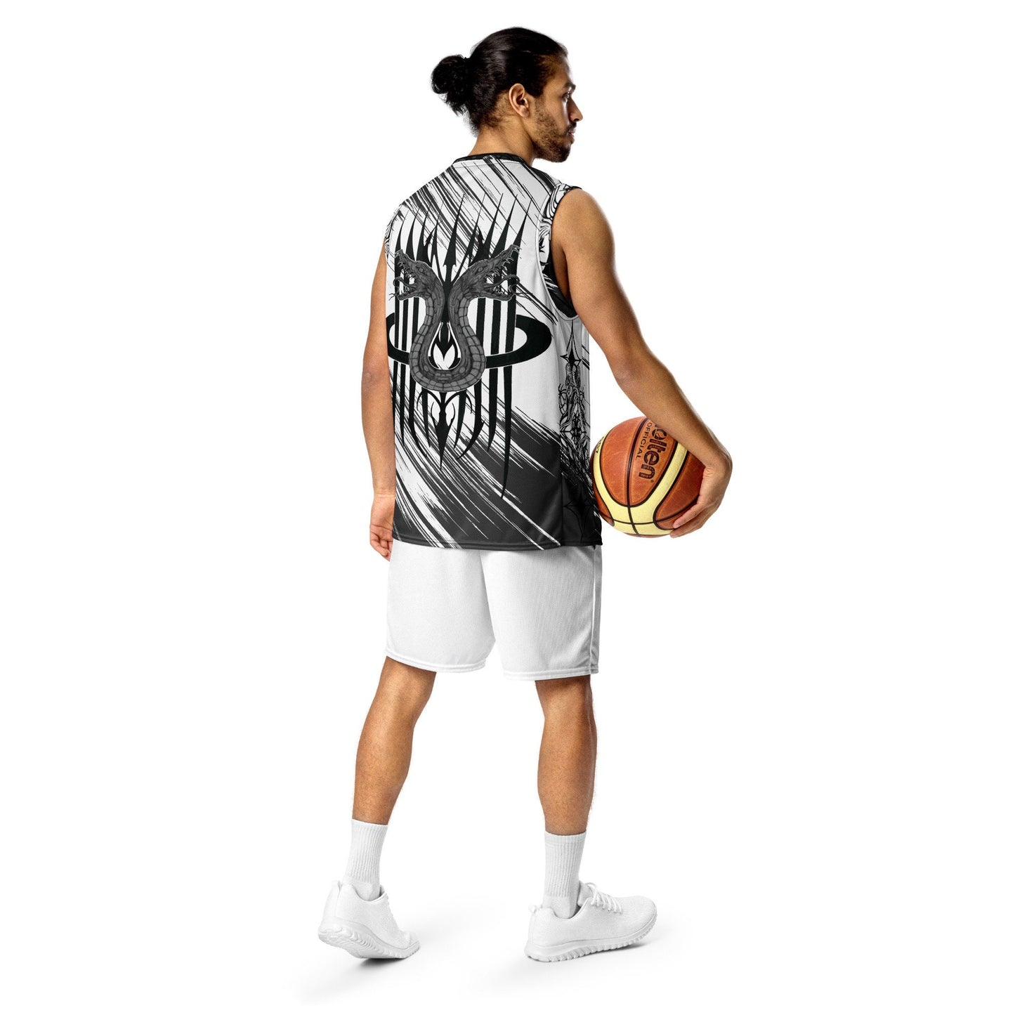 MK0KM Maglietta da basket unisex riciclata