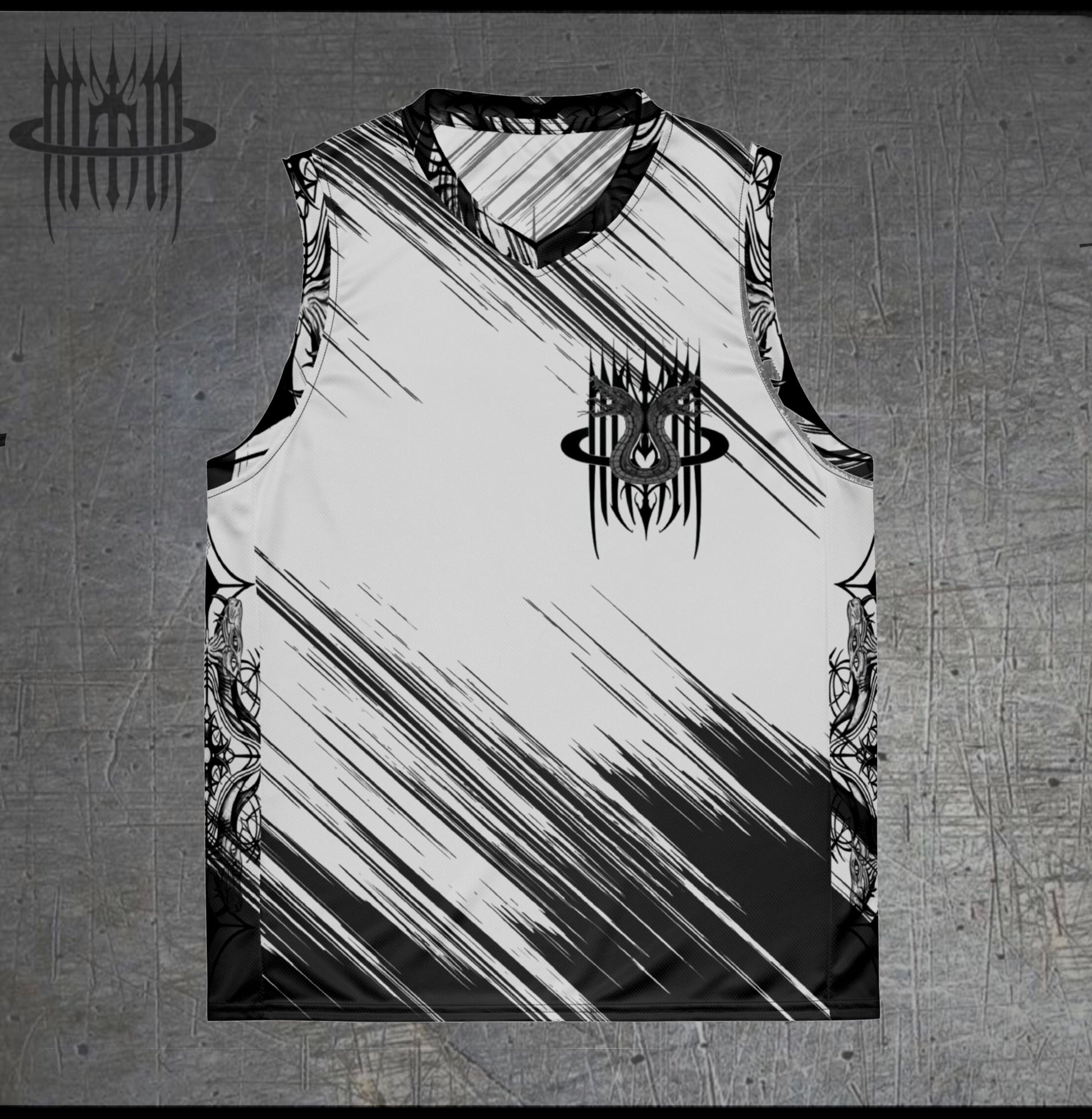 MK0KM Recycled unisex basketball jersey WHT_CSMS