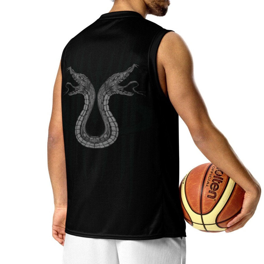 Recycled unisex basketball jersey
