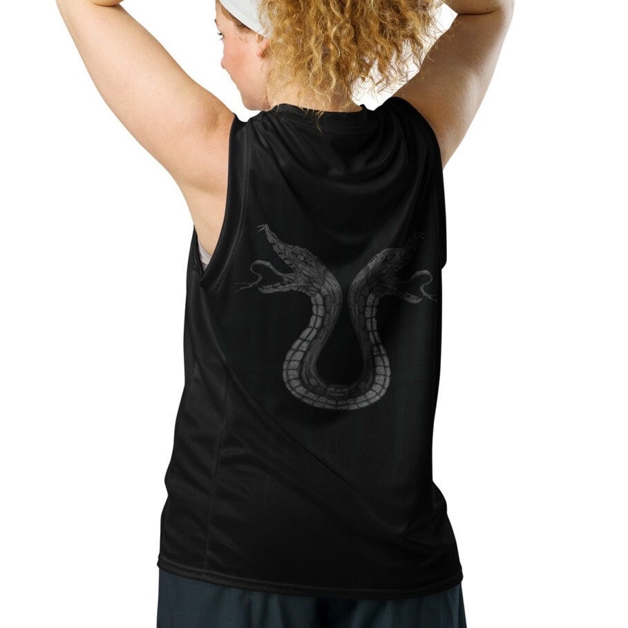 Recycled unisex basketball jersey