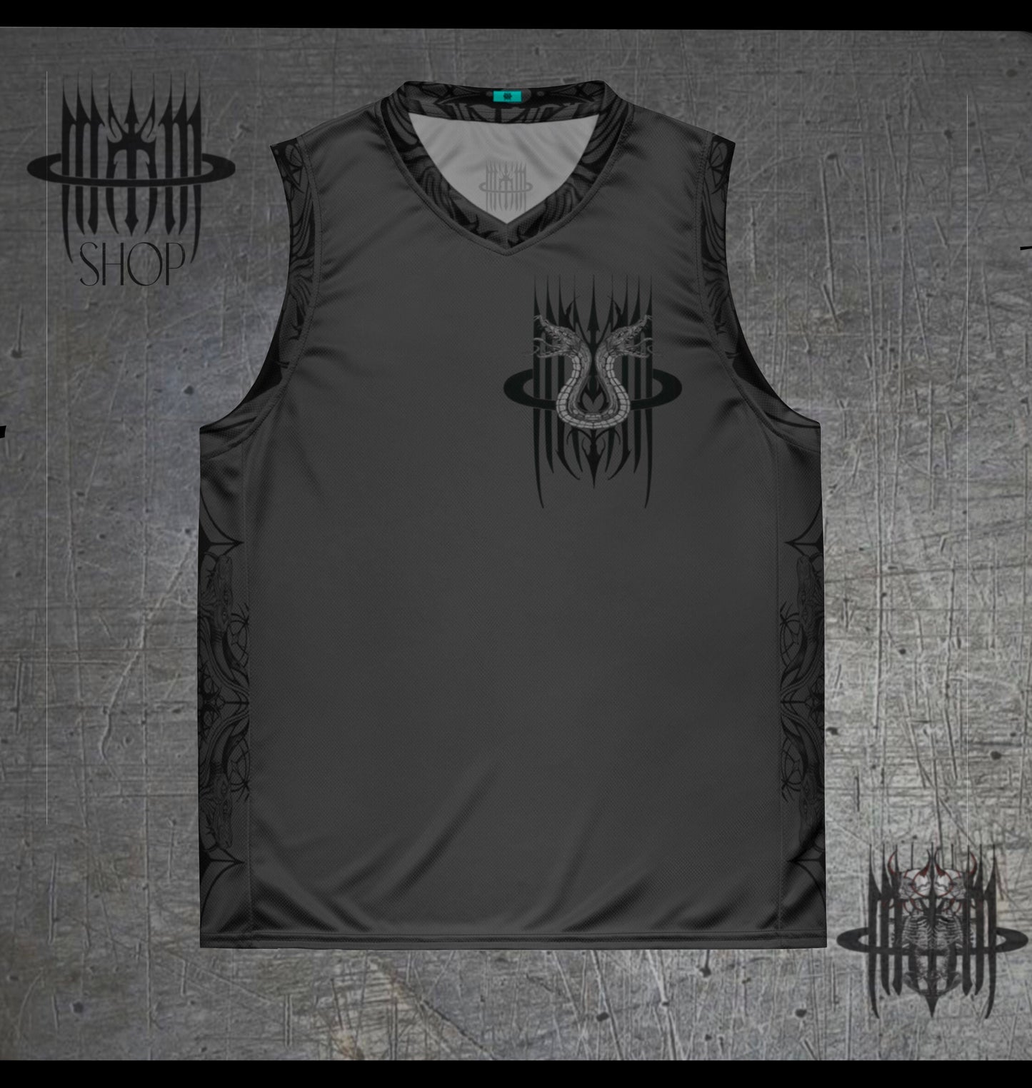 MK0KM Dark Gothic in Sustainable Basketball: Discover the Essence of Jersey