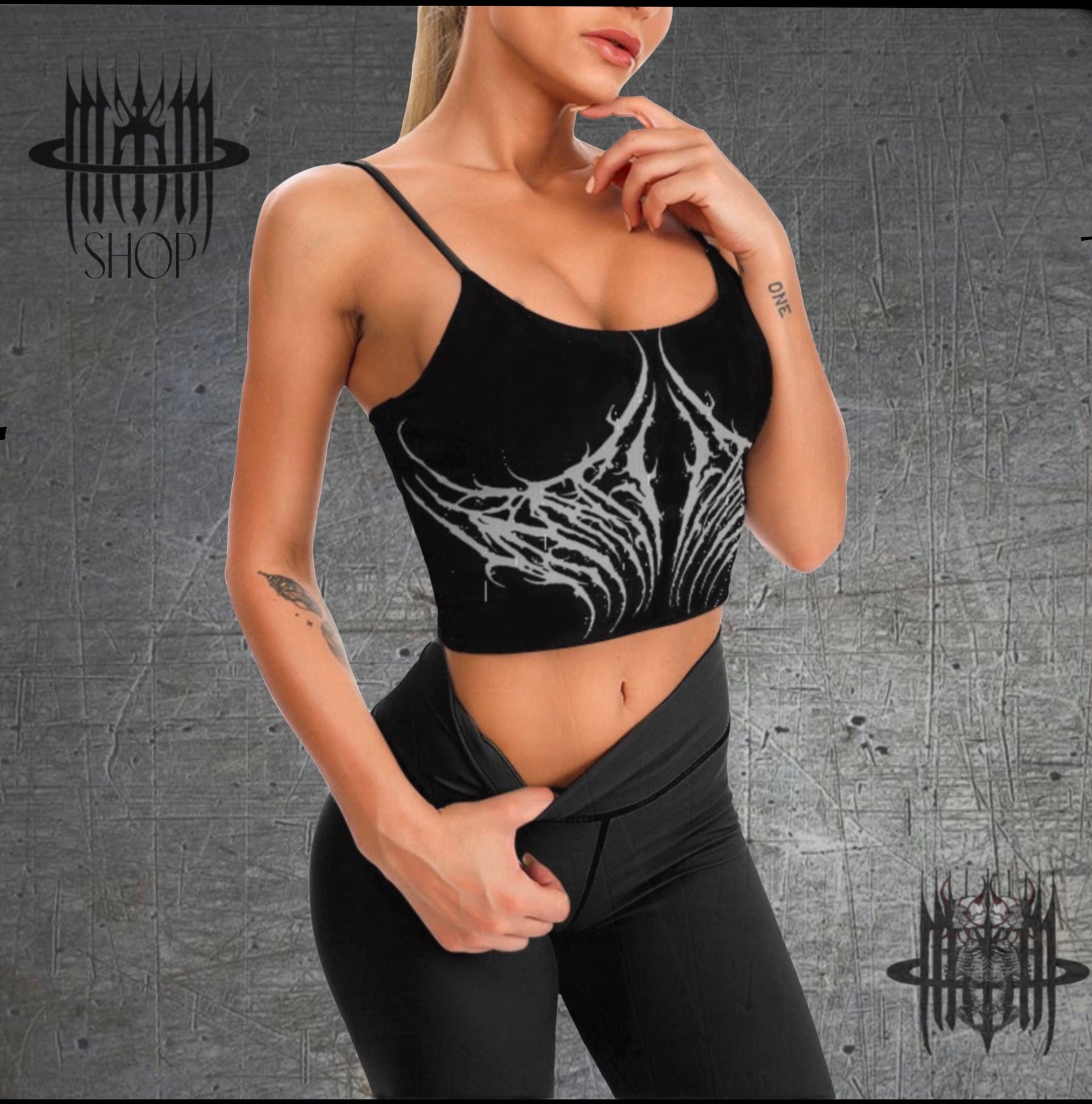 MK0KM Women's Thin Vintage Comfort Camisole GRX LVX Brutal
