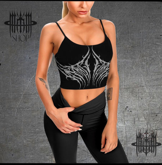 MK0KM Women's Thin Vintage Comfort Camisole GRX LVX Brutal