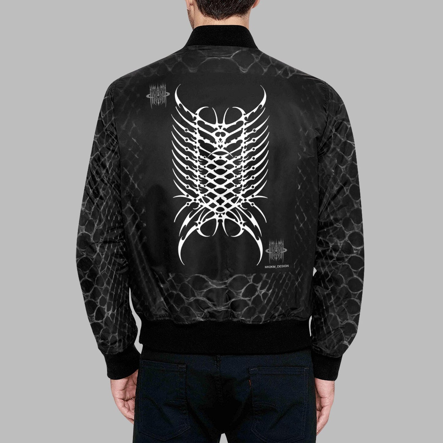 MK0KM Quilted Bomber Jacket H33 Heavy 23 Oz