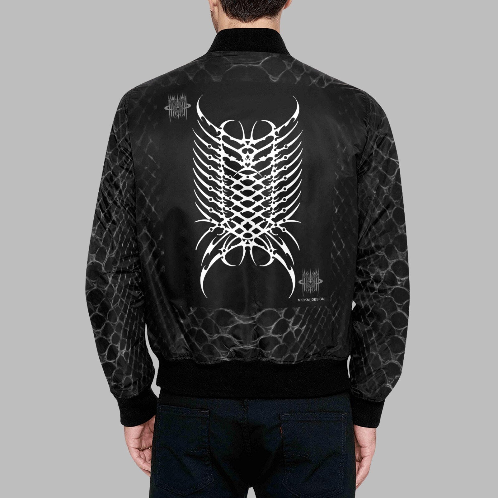 MK0KM Quilted Bomber Jacket H33 Heavy 23 Oz