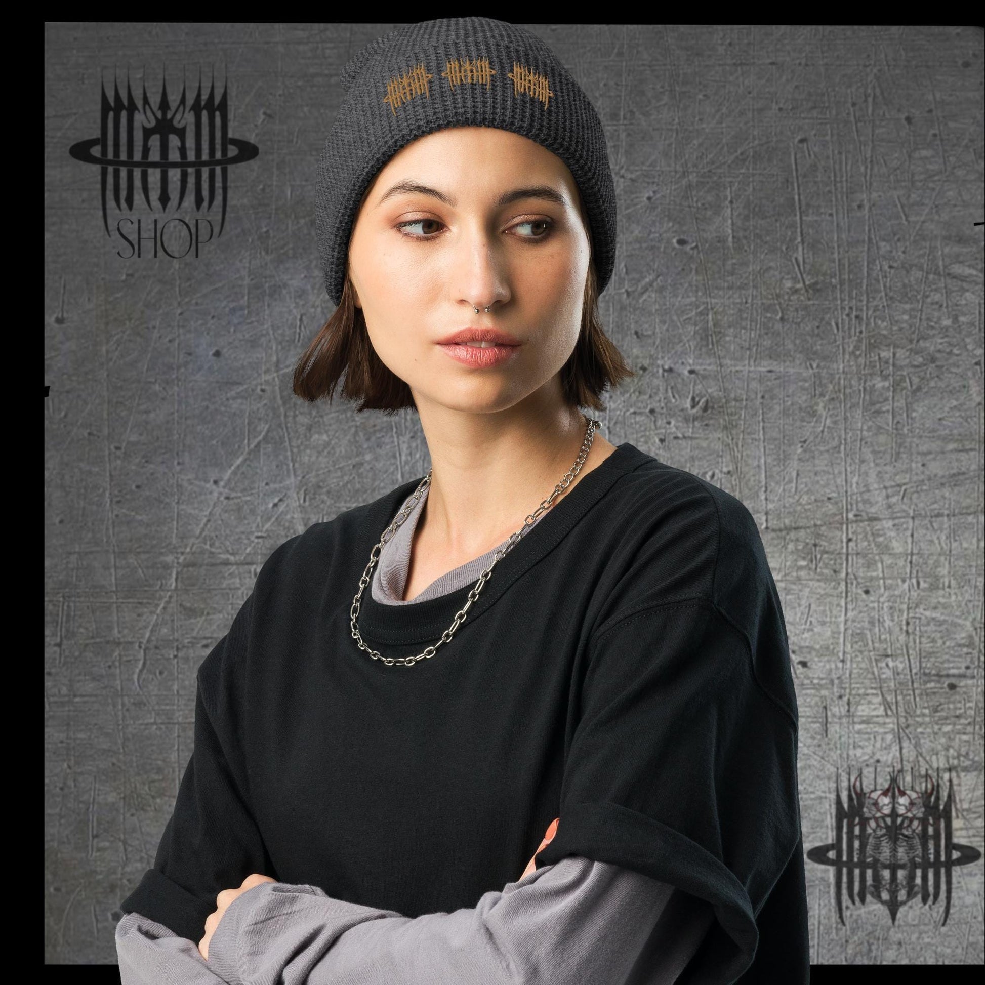 Waffle beanie