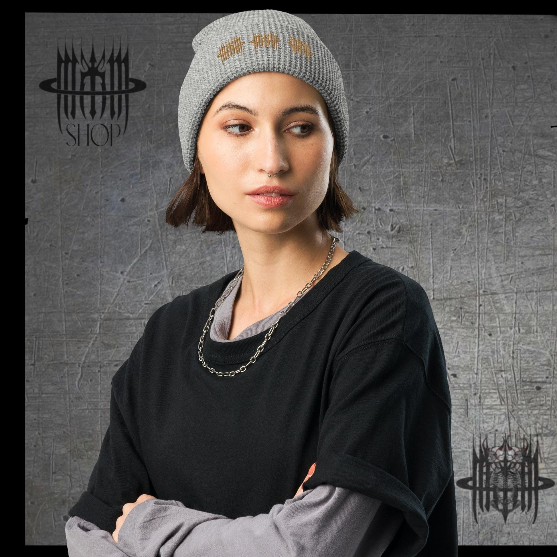 Waffle beanie